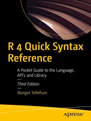 cover image of R 4 Quick Syntax Reference